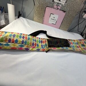 SCOUT Lacrosse Sport BAGS bag, Argle Pattern Multicolored Vintage Unique